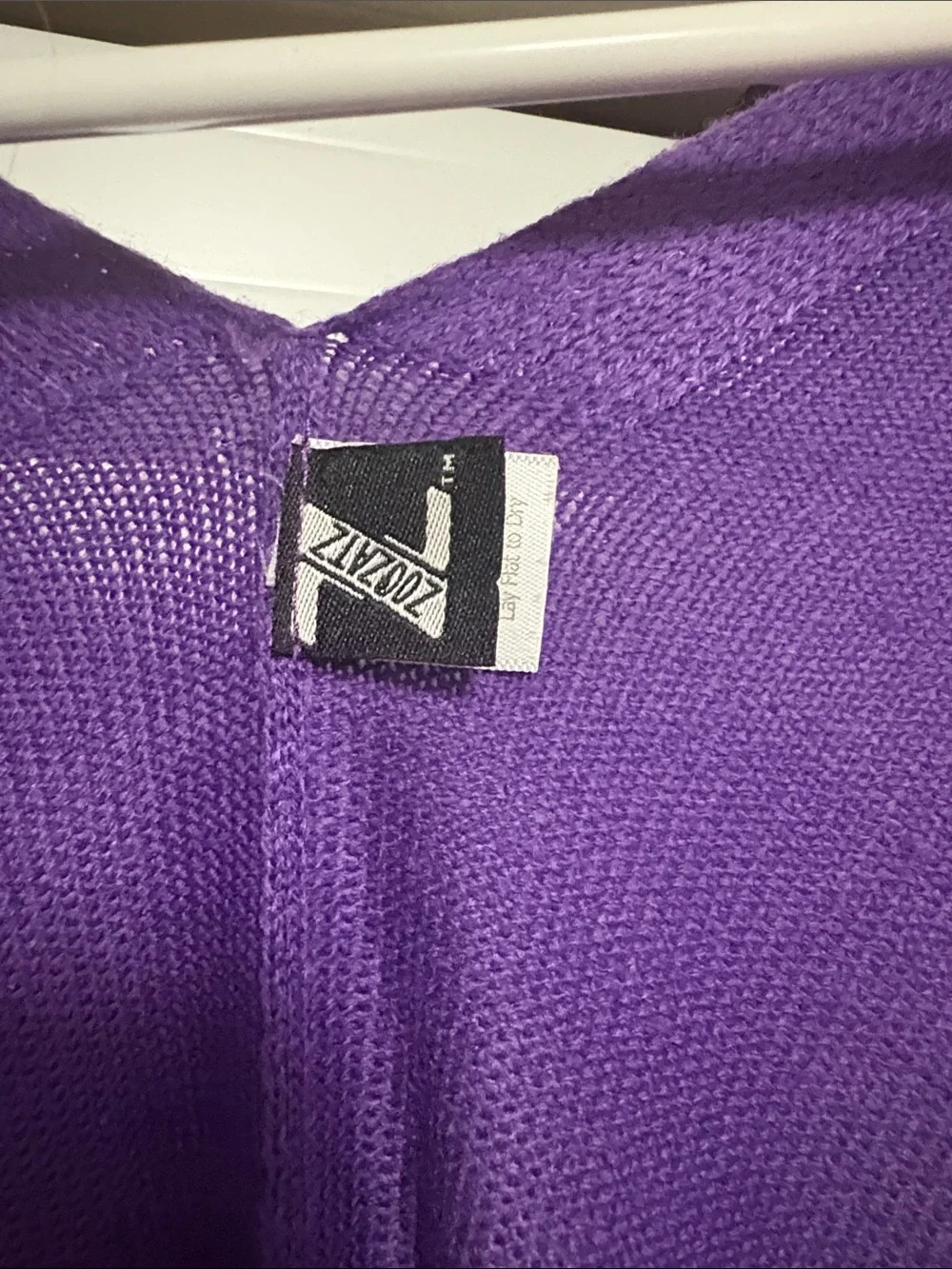 Clemson Purple Fringe Shawl Wrap
